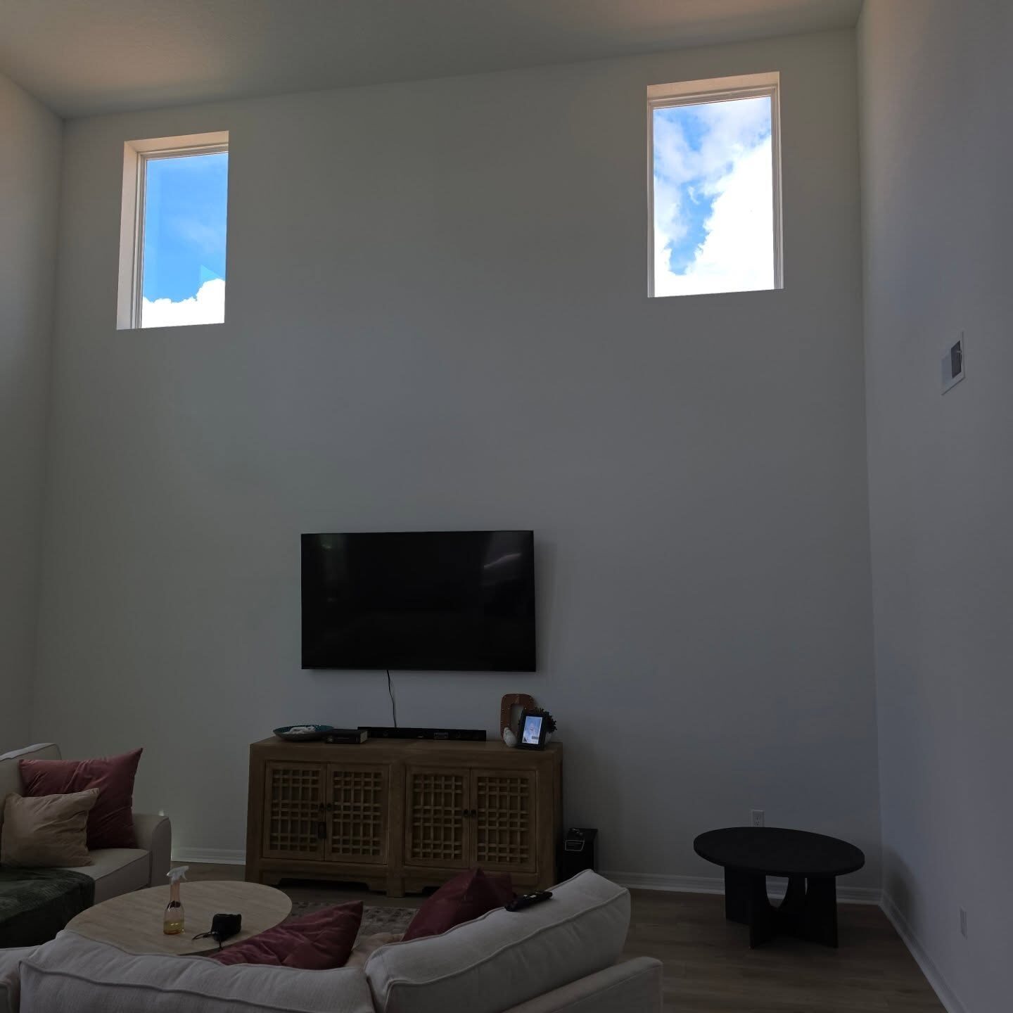 Two-Story Feature Wall, before the work in Mount Dora
