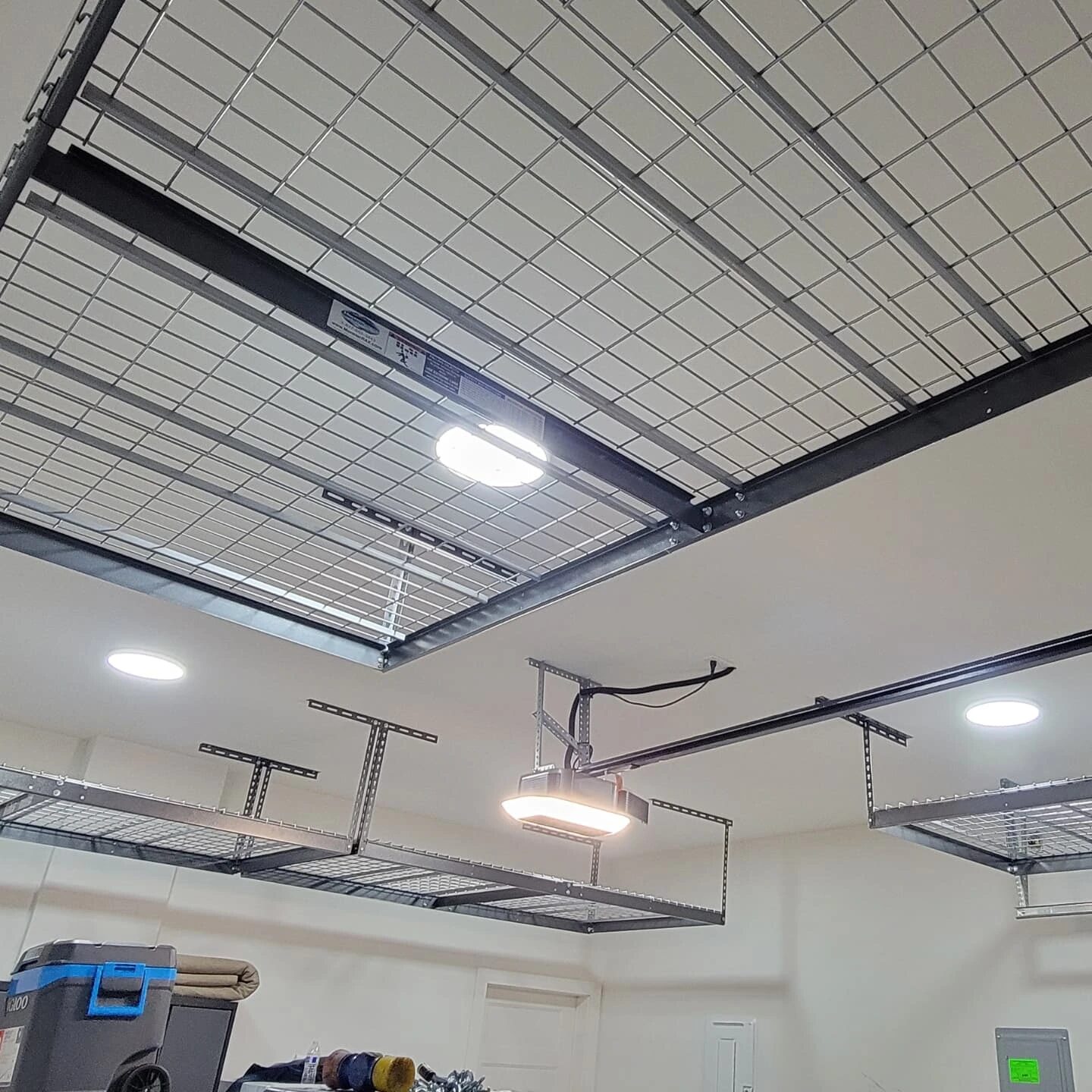 Garage overhead storage in Winter Park, built by Moss Maintenance